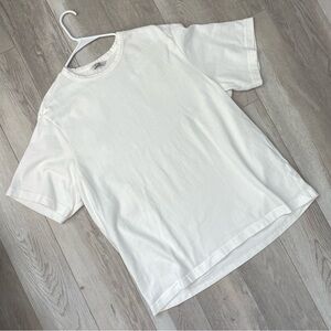 AYR Cotton Tshirt crewneck short sleeve mens White (xlarge) basic casual minimal